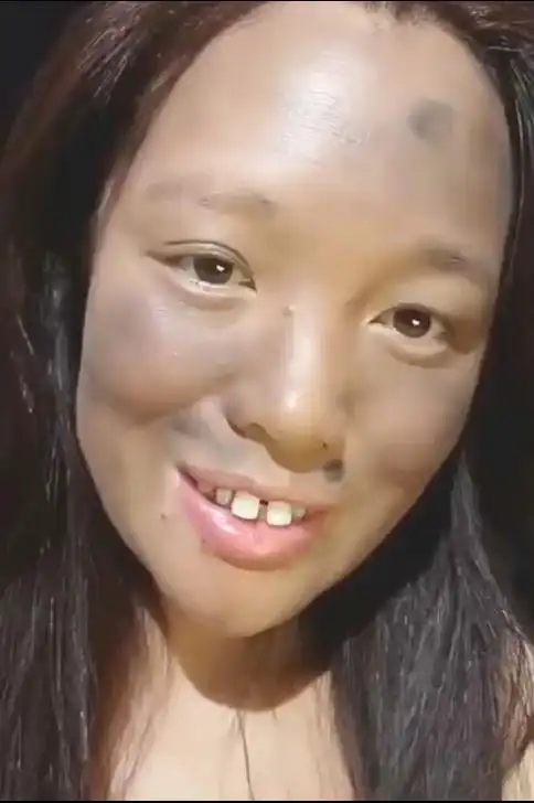 非洲龅牙妹脱变女神记,化个妆,超美腻!