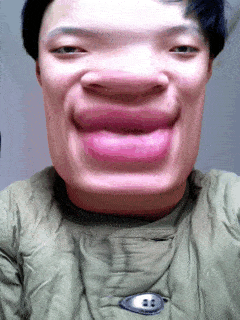 扮鬼脸gif辣眼睛gif方脸gif吐舌gif小伙子gif