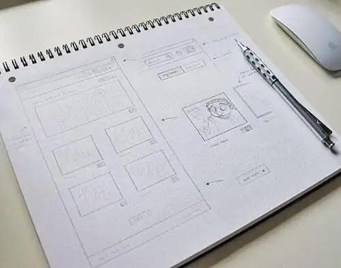 10张网站界面设计师的手绘网页草图(原型图/框架图) - 正能量的无痴