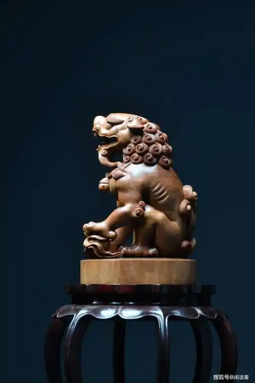 文房清供,古兽雅玩,狻猊熏香炉_维摩_佛教_狮子