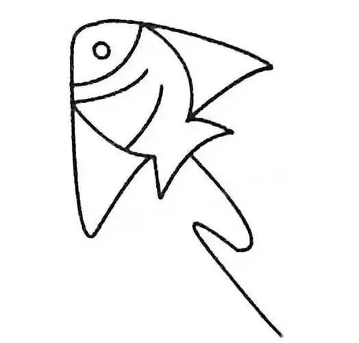 风筝简笔画图片大全 奥特曼风筝简笔画图片大全 - 水彩迷