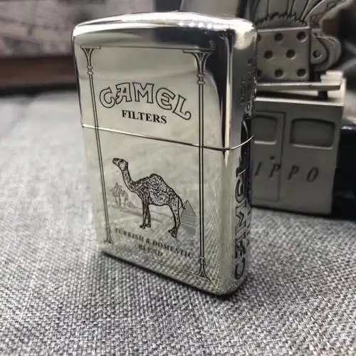 zippo打火机 925银骆驼-阿里巴巴