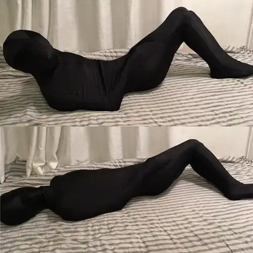 紧全身睡袋木乃伊束缚套头手袋连体衣舞台道具连体全包紧身衣女优惠券