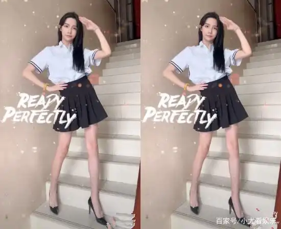 "女装大佬"艾比华丽变装,jk服装显清纯,网友:鞋子暴露性别!