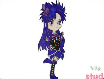 黑魔仙小月简笔画