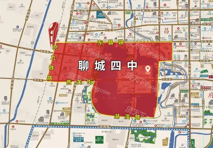 定了2022年聊城东昌府区中小学划片范围公布附划片地图