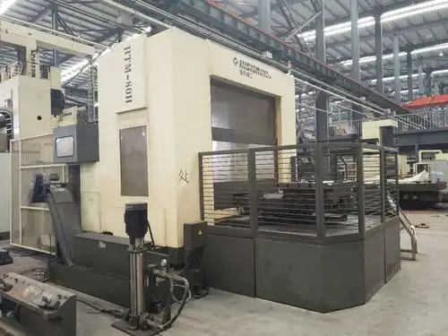 中捷单工位1000*1000mm卧式加工中心型号th65100x100a/2d