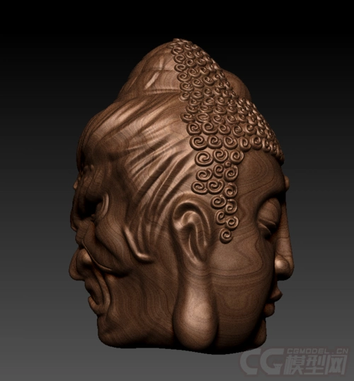 佛头 一面佛 一面鬼"一念之差" 如来佛 四个格式