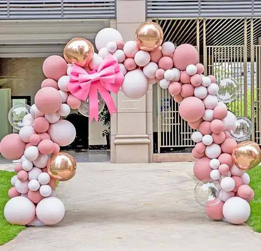 气球拱门架子套餐支架结婚开业庆典拱门场景布置活动婚庆底座