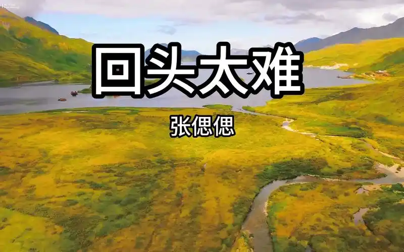 经典华语老歌之 回头太难 张偲偲