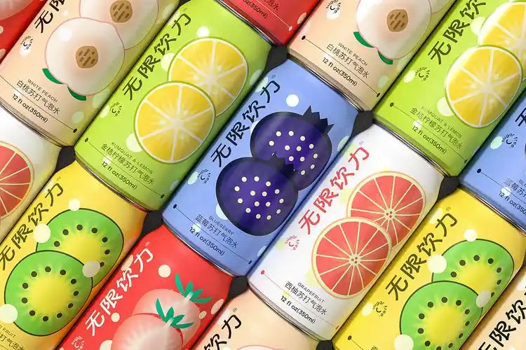 无限饮力03饮料品牌产品包装水果