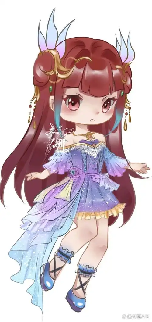 叶罗丽# q版黑化齐娜