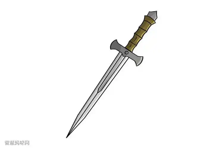 玩具宝剑怎么画