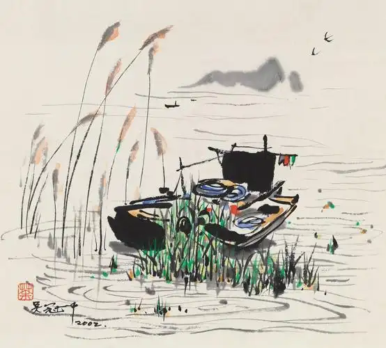 吴冠中经典作品欣赏(二)