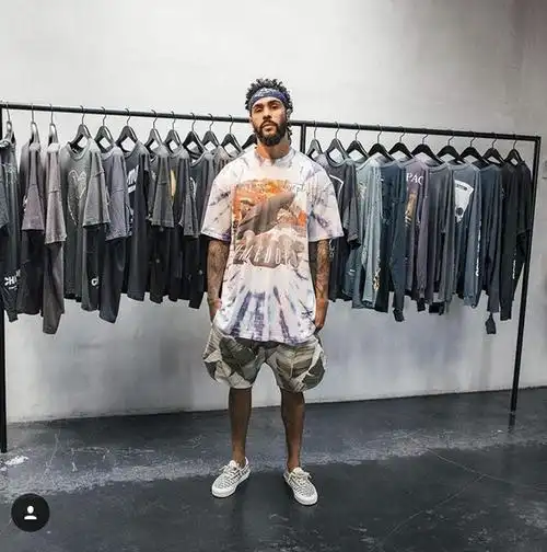 福利 丛林短裤羽毛夏威夷jungle fear of god主理人jerry lorenzo_双