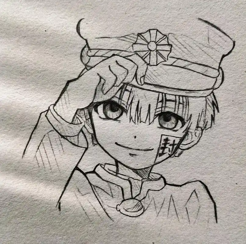 地缚少年花子君 #临摹手绘 是花子呐呐～ - 抖音