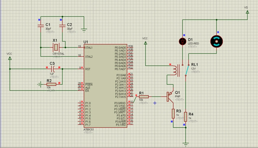 proteus仿真问题:我简单做了一个电路图,为什么仿真时一直都没有变化