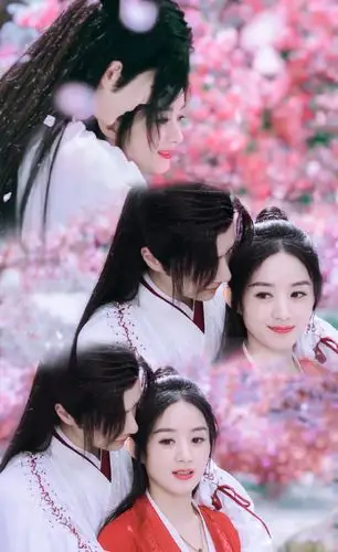 周翡谢允花雨中拥吻##周翡谢允花瓣吻