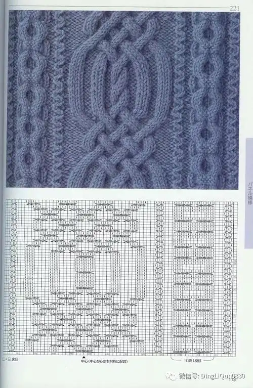 【棒针图解】志田棒针花样编织250例