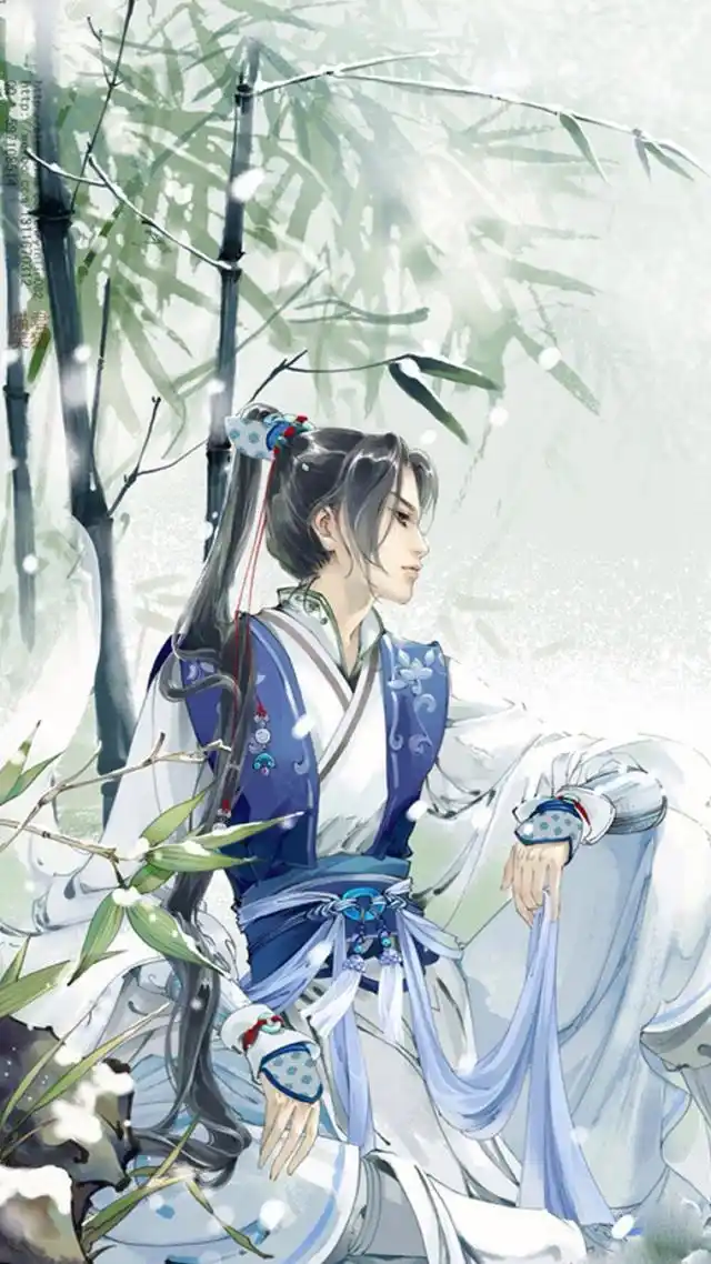 古风 插画 壁纸 美男