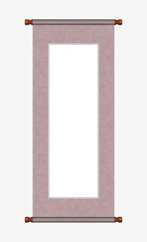 手绘卡通风格卷轴可爱小狗新年快乐元素【免抠元素png】-90设计网