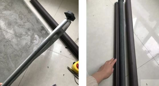 清洗2,第二步 拆卸窗纱1,第一步 拆卸纱窗拆卸和安装的方法隐形纱窗