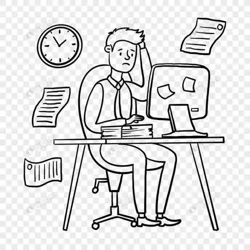 幼儿画白领简笔画视频