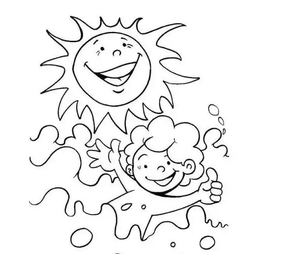 夏季简笔画 夏季简笔画儿童