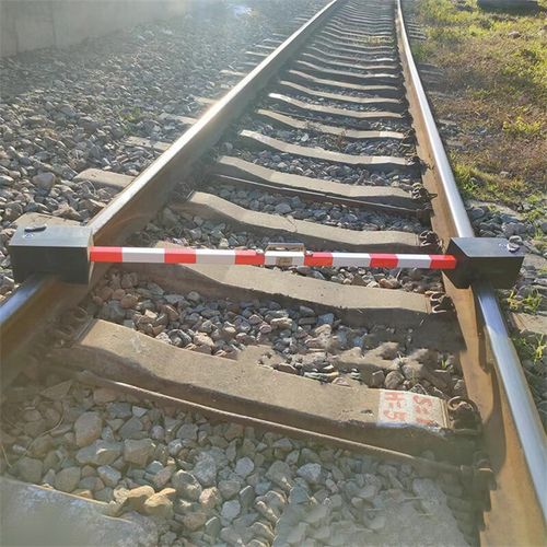 佐痕 铁路用防溜枕木 pr-00便携式双头橡胶防溜枕木 凹槽防溜木枕