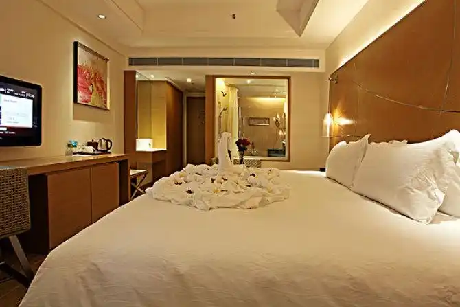 宾馆客房图片_全景网