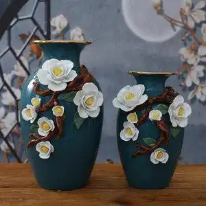 手工陶瓷花瓶花器工艺品图片