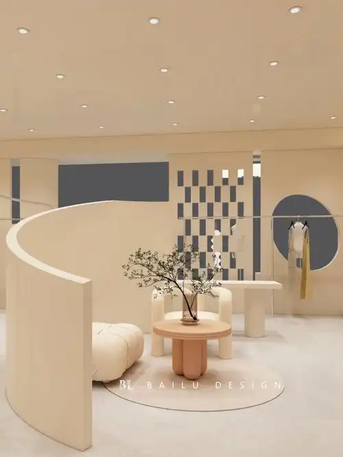 服装店设计温馨的韩风女装店设计