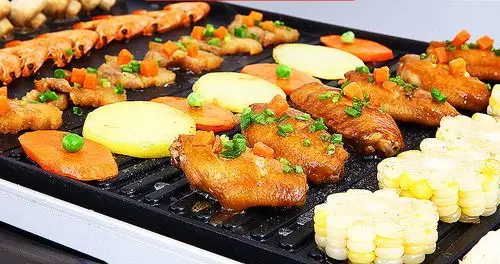 舒氏方烤盘电器烤肉机烧烤机烧烤盘韩式多功能电烤盘电烤盘韩式