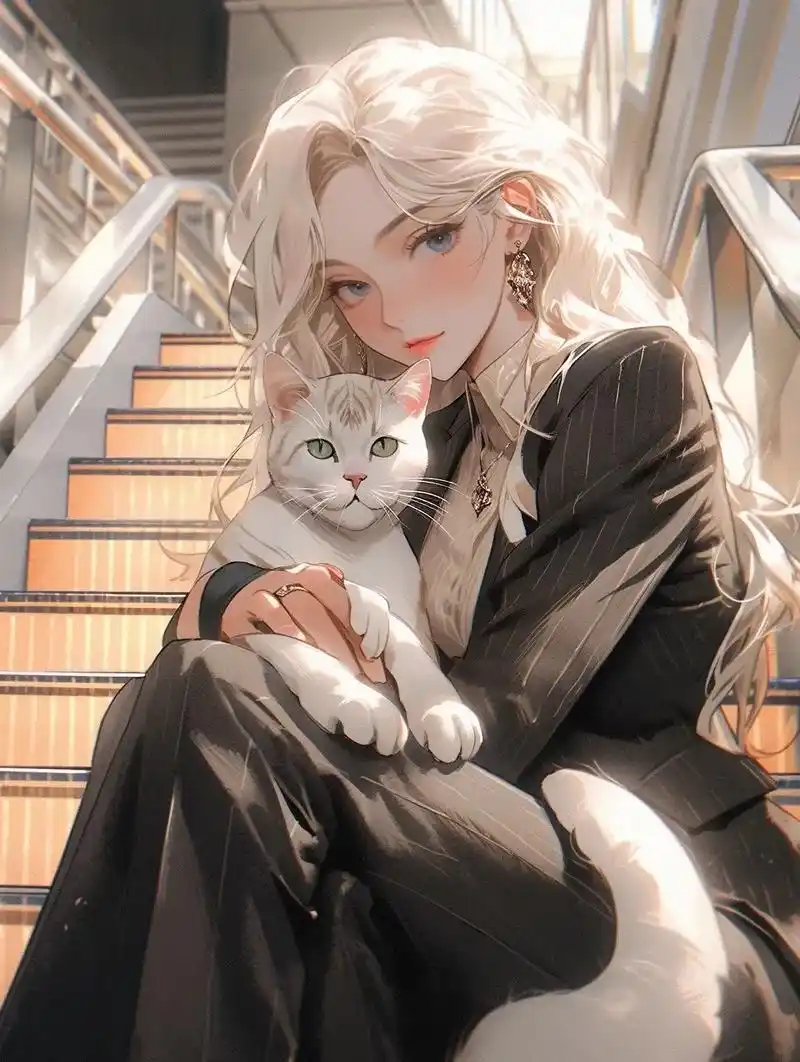 温柔最是抚人心.|酷酷的西装小姐姐～#二次元 #美图分享 # - 抖音