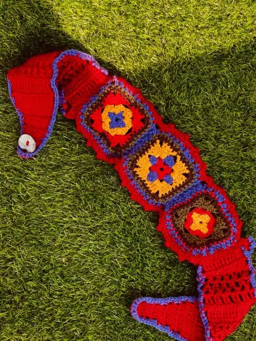 手作全世界独一无二的祖母方格腰带78