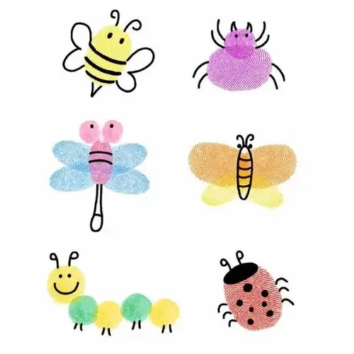 100手指印画教程来咯小白也能化身灵魂画手