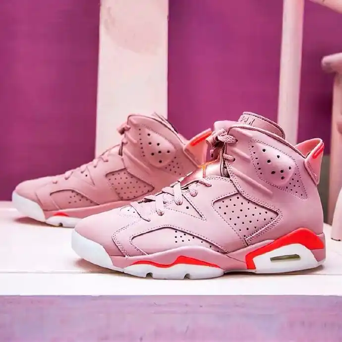 aj6联名樱花粉超美确认过是恋爱的颜色