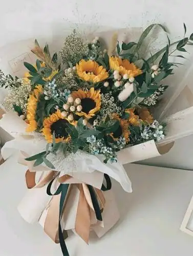 搭配向日葵意外的还ok?