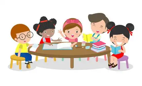 女孩和学习图图片-女孩和学习图素材-女孩和学习图插画-摄图新视界