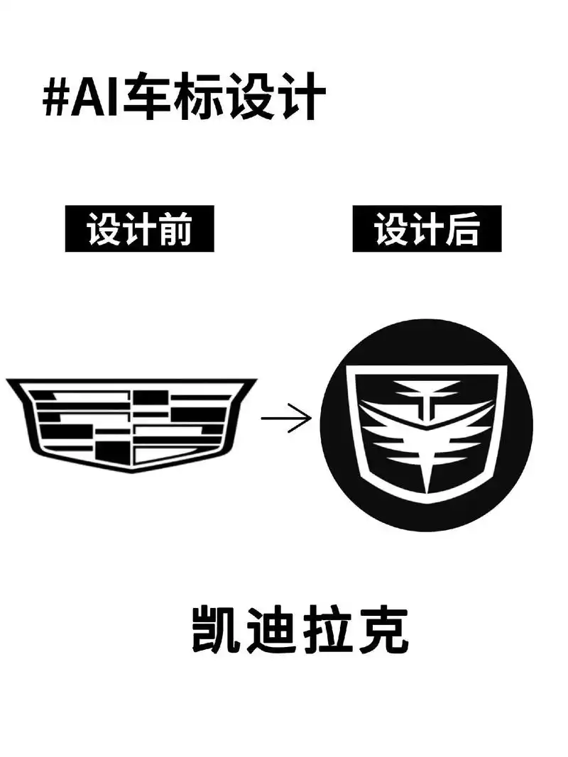 凯迪拉克标志著名的花冠盾形 - 抖音