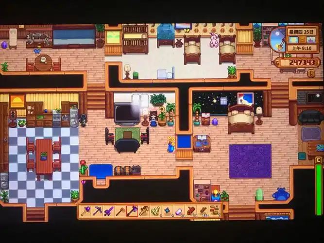 星露谷物语三年档房间布置