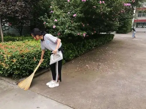 校园卫生大扫除 我为学校做贡献
