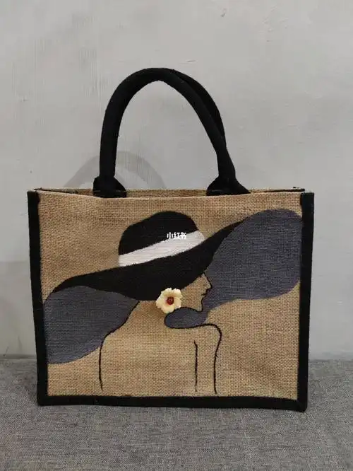 手绘麻布包_手绘_包包_丽江古城攻略_绘画_手绘麻布包_兴趣爱好_绘画