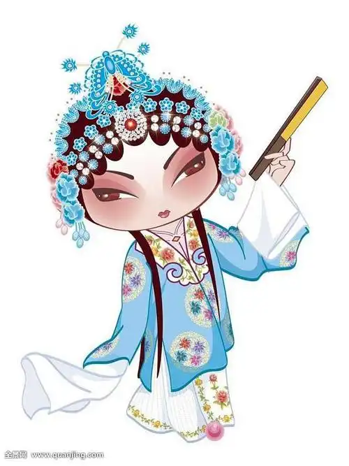 女花旦脸谱简笔画 女花旦脸谱简笔画教程步骤