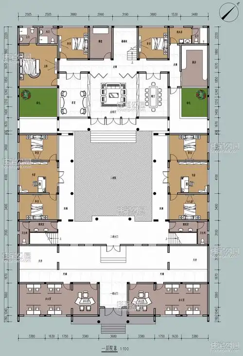 最美中国传统四合院设计图20套