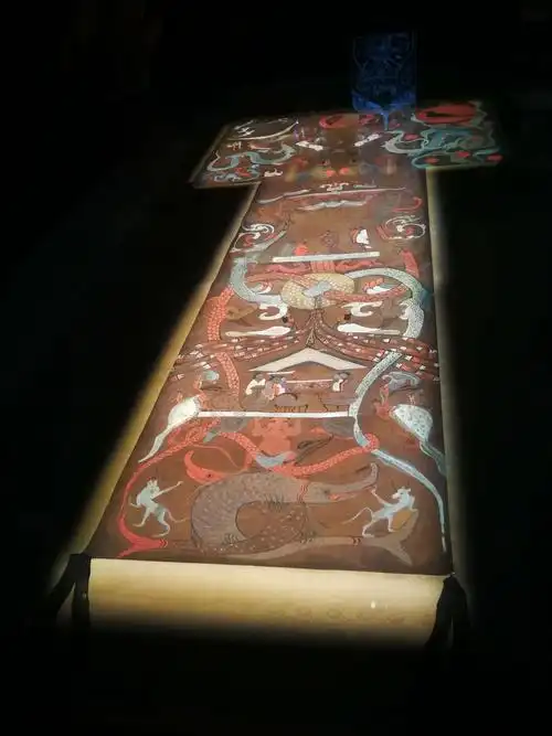 辛追夫人t形帛画