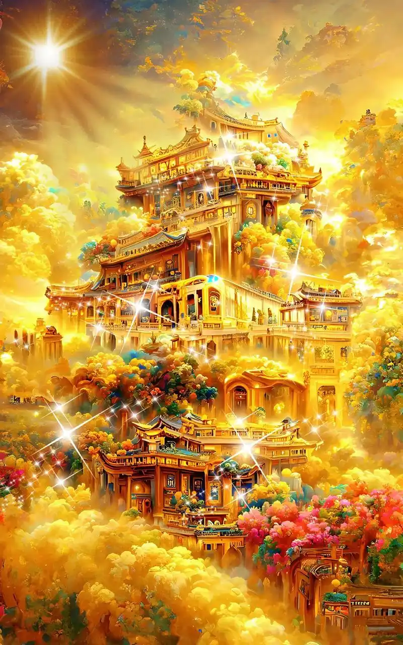 金色宫殿拥有帝王风范,让人身上散发王者气息!值得拥有!#闪闪 - 抖音