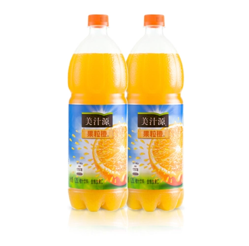 美汁源果粒橙果汁饮料1.25l*12瓶(可口可乐出品)