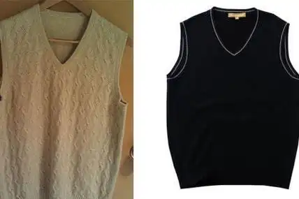 怎样织男士背心-百科月