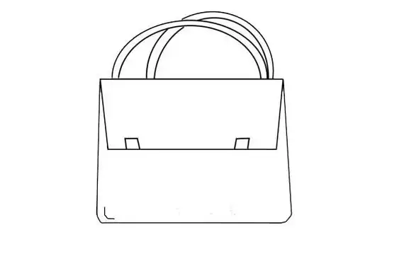 公文包简笔画怎么画公文包简笔画步骤教程